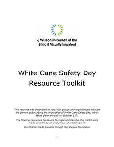 White Cane Safety Day toolkit cover thumbnail