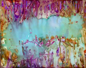 Artwork - purples and blues