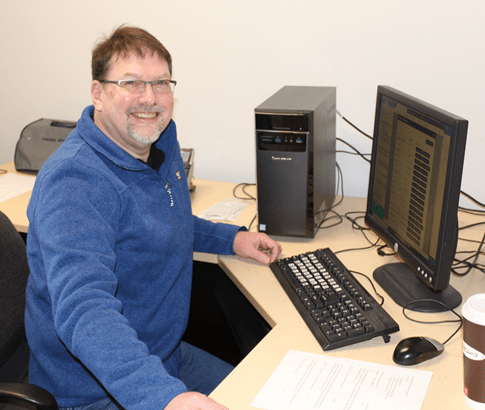 Council volunteer Peter Kaufman