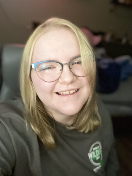 Kaylee Mueller smiling for the camera