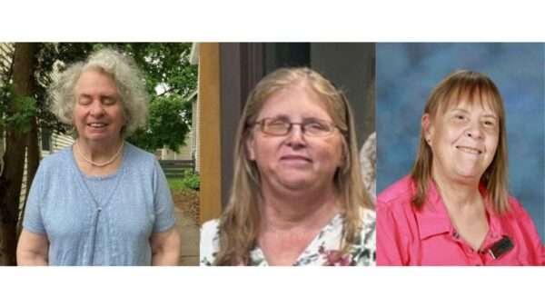 From left to right, photos of Rhonda Staats, Sharon Knauf, and Patty Slaby