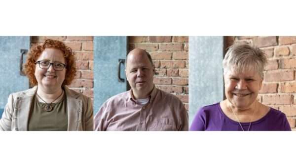From left to right, photos of Kathleen Callen, Jim Denham, and Denise Jess