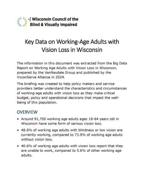 Working Age Adults Facts Thumbnail