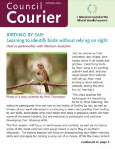 The front cover of the Spring 2021 Council Courier