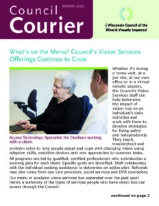 Cover of the 2023 Winter Council Courier